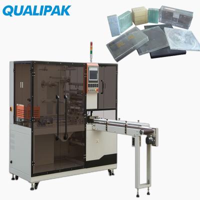 China Food Qualipak Perfume Box Machine Overwrapping Cellophane Wrapping Machine Cosmetic Condom Wrapping Machine BOPP 3D Wrapping Machine for sale