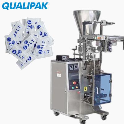 China Qualipak Food High Speed ​​Salt Granule Small Sugar Sachets Filling Packing Machine for sale