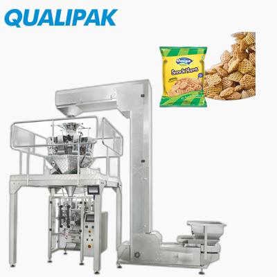 China Full Automatic Vertical Coffee Bean Packing Machine Food Qualipak Food Coffee Granule Weighting Packaging Machine for sale