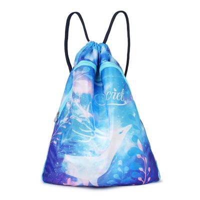 China Promotional Gift Drawstring Polyester Bags Costom Logo Soft Muti-Colored Cheap Washing Christmas Reusable Organic Foldable Goods Small for sale