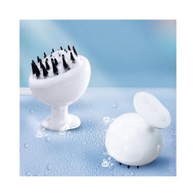 China Manufacturer Well Made Soft Silicone Hair Scalp Massager Battery Operated Shampoo Brush for sale