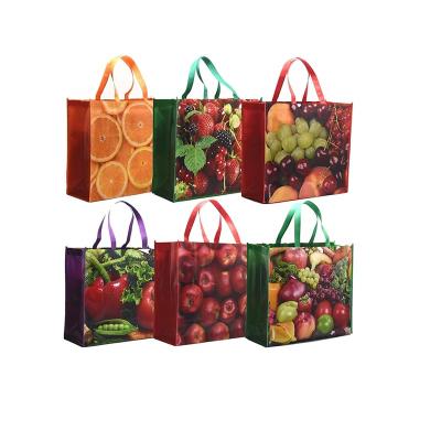 China Recyclable Reusable Grocery Bags for Shopping, Large Collapsible Heavy Duty Tote Bags, Waterproof Eco-Friendly Ripstop Material for sale