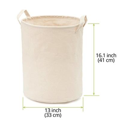 China 100% Extra Large Cotton Foldable Natural Beige Custom Laundry Bags Eco - Friendly for sale