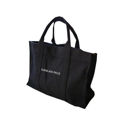 China 100% Eco-friendly Cheap Wholesale Natural Cotton Shopping Bags Personalized Black Gift Bags Tote Bag for sale