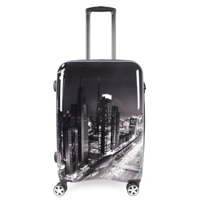 China Fashionable PC lightweight trolley cheap ABS suitcase carry on hard travel luggage case pilot import luggage for sale