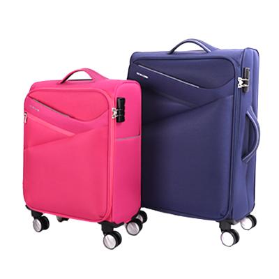 China 2021 Fashion Large Capacity Pink Soft Luggage Bags Sets for sale