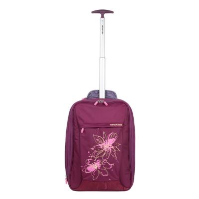 China Luxury functional bag backpack with trolley and wheel polyester and with thickened wheel for sale