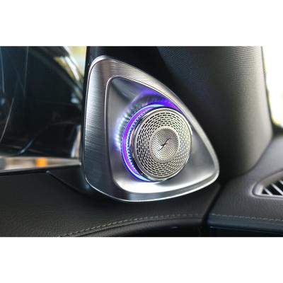 China 2021 Latest Launch 4D Multicolor Rotating Tweeter Speaker With 64 Color Ambient Light Car Audio Speakers For Mercedes W223 S Class for sale