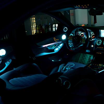 China Hot Sale Multicolor Car Interior Atmosphere Neon Led RGB Colors Ambient Light For Mercedes-Benz W205 X253 for sale