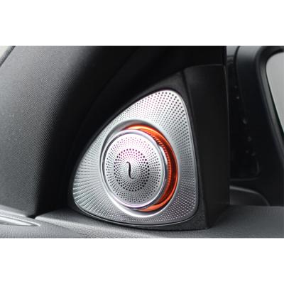 China Hot Selling Multicolor Professional Car Audio 3D Speakers Rotating Tweeters with 64 Colors Ambient Loudspeaker for Mercedes W213 e Class for sale