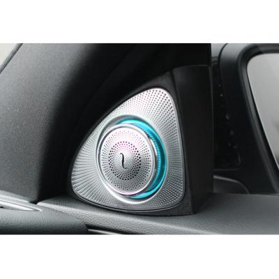 China 2021 New Multicolor Car Audio Speakers With 64 Color LED Ambieent 3D Light Tweeters Rotating Car Audio Speaker And Horn For Mercedes W222 for sale