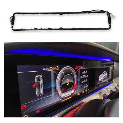 China 2021 W213 Large Screen Dashboard Atmosphere Lamp 64 Multicolor Colors Led Dashboard Ambient Light For Mercedes-Benz W213 for sale