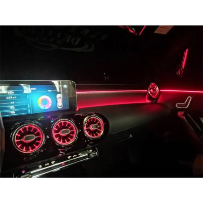 China Multi-color LED Outlet Air Conditioning Turbine Automobile Atmosphere Light Car Interior Ambient Lights For Mercedes-Benz W177 for sale