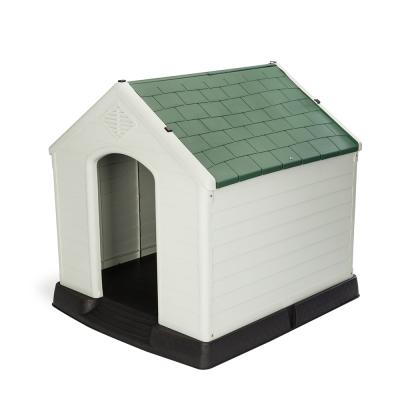 China Viable Custom Color Outdoor Plastic Pet Cage Cat Dog Kennel House for sale