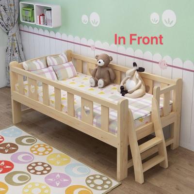 China Modern minimalist style solid wood children bed kindergarten household household crib removable furniture for sale