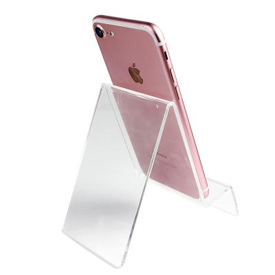 China Environment friendly; Mobile Phone Transparent Clear Acrylic Stand Book Retail Store Racks Display Stand for sale