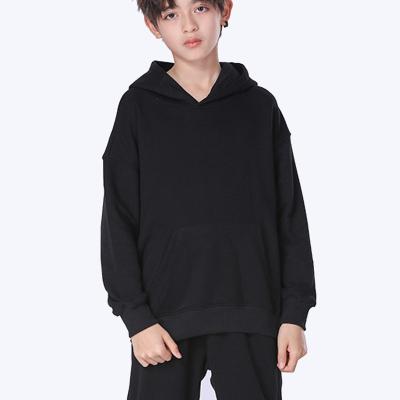 China High Quality Children's Sportswear Streetwear Pullover Single Terry Hoodie Oversized Anti-Shrink For Kid for sale