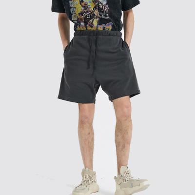 China 2022 New Logo Anti-Wrinkle Custom Terry Cotton Mens Heavyweight Shorts Washed Vintage Underpants for sale