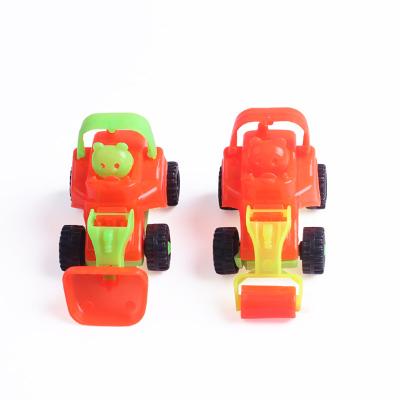 China pp china factory engineering vehicle kids toys hot sale cheap mini plastic car toy wheel building free model for sale