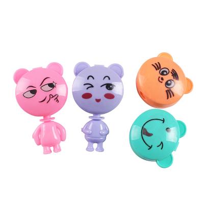 China PP 2021 Wholesale Cheap DIY Assembling Small Toys For Children 45mm Plastic Bear Capsule Kids Toys for sale