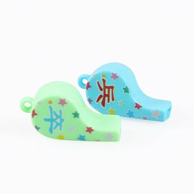 China PP Plastic Mini Whistle Customize Bulk Plastic Whistle Colorful Plastic Whistle Toys for sale