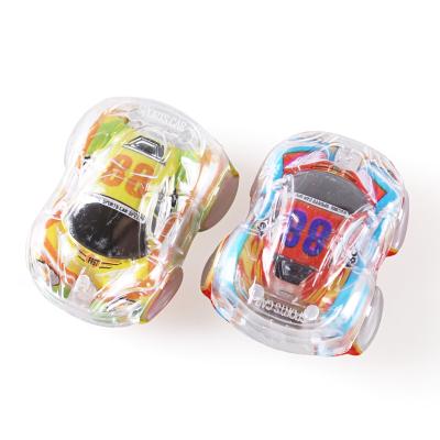 China Cheapest Environmental Friendly Kids Toy Mini Transparent Plastic Pullback Car Toys Friction Car Toy for sale