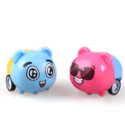 China Wholesale PP Plastic Good Quality Made In China Factory Cartoon Pull Back Cars Cheap Toy Promotional Car Capsule Toy for sale