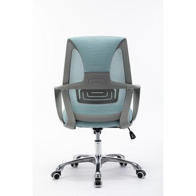 China Ergonomic Office Swivel (Height) Adjustable Modern Office Chair With Fixed Armrest for sale