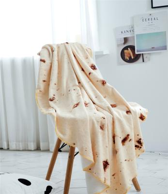 China Plain Super Soft Cozy Flannel Fleece Corn BBQ blanket Taco blanket manufacturer wholesale for sale