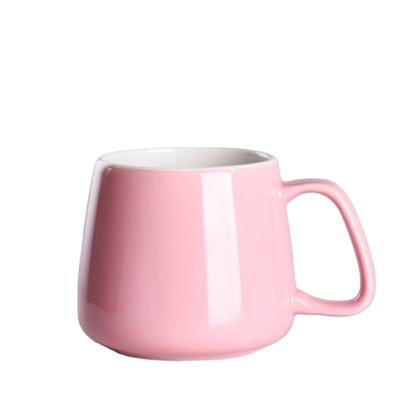 China Viable Competitive Price China Manufacture Creative Pastell Coaster Thermos Hot Mug Ceramic Heating Mug for sale