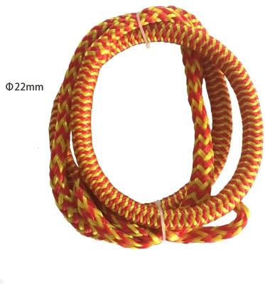 China Cheap Hot Sale Bungee.elastic Quality 22mm Polyethylene Circular Rope Bungee Dock Line for sale