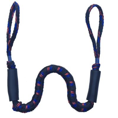 China Retail Yacht Motorboat Mooring Rope Polyethylene 16 Strands Polyethylene Bungee Dock Line for sale