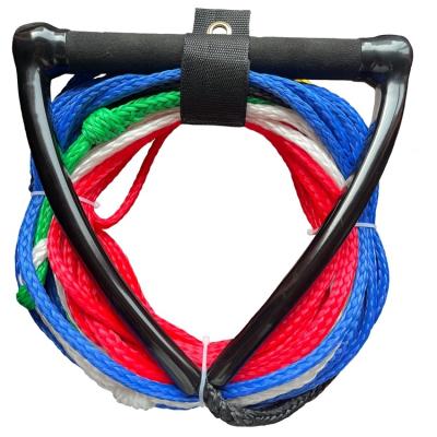 China Factory Wholesale Professional Floatable Polyethylene Manufacturer 75feet Surfing Water Ski Rope Water Sports for sale