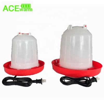 China Viable Waterer Poultry Heated Animal Drinker Feeders Animal Feeder Chicken Drinkers Preventing Freezing for sale