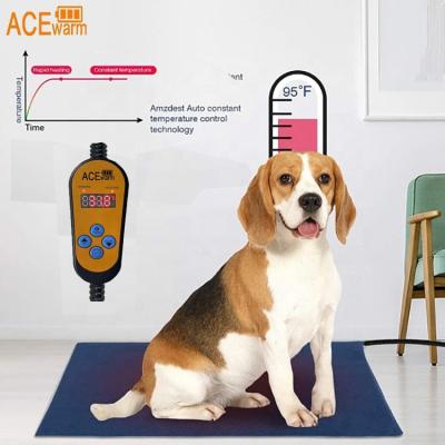 China Heated pet heating mat, IP67, heating protection with thermostat, suitable US, EU, AU, UKCA market, automatic constant temperature for sale