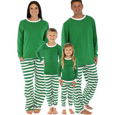 China Breathable Family Matching Pajamas Set Christmas Adult Kids Baby Family Sleepwear 2021 Look Clothes for sale