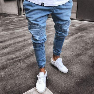 China Fashion Style Men's Breathable Comfortable Warm Casual Skinny Plus Size Mens Jeans for sale