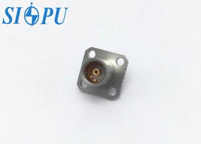 China BMA Female Flange Mount RF Coaxial Connector for 1# Semi Rigid / Semi Flexible Cable for sale