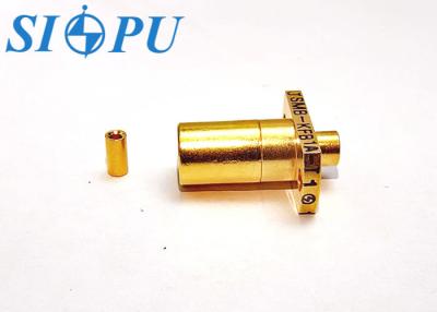 China Female Flange Mount SMB RF Connector Matching 1# Semi-Rigid/Semi-Flexible Cable for sale