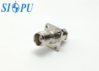 China TNC Female Flange Mount RF Coax Connector For SFF-50-2-2 Cable TNC-KF4A-1 for sale