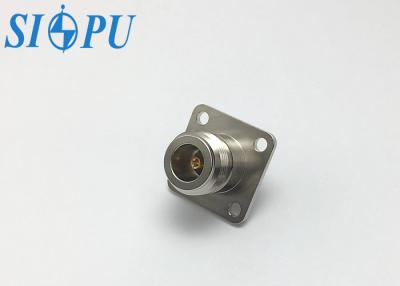 China N Female To SMA Female Coax RF Adapter Flange Mounted for sale