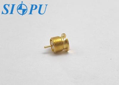 China Microstrip MCX Female RF Connector Threaded Mounted for sale