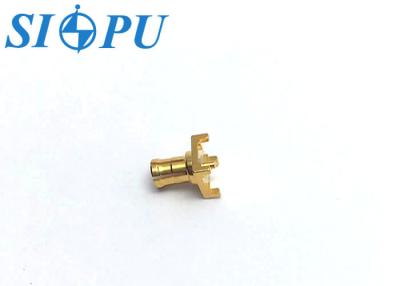 China MCX Male RF Coaxial Connector Four Pin PCB Soldering for sale