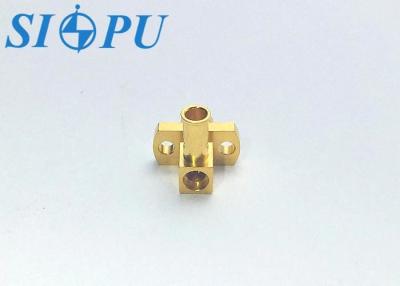 China SMP Male Angled Flange Mount RF Coaxial Connector Connect CXN3506 Cable for sale