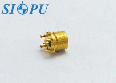 China RF Coaxial SSMP Male PCB Soldering Connector Glass Sintering for sale