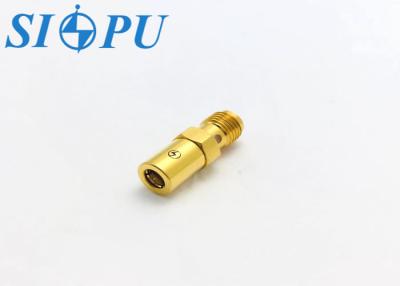 China SMA Male To SSMB Male Coaxial RF Adapter Brass Gold Plated SMA(K)-SMB(K) for sale