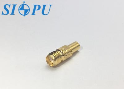 China RF Coax Cable Adapter for SMA Female To SSMB Female for sale