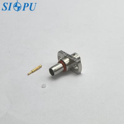 China SBMA Male Flange Mounted RF Coaxial Connector For 1 # Semi Steel Or Semi Flexible Cable for sale