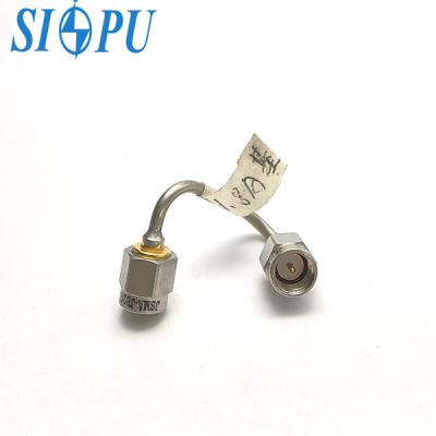 China SMA Mannelijk Las Semi-Steel Gebogen RF Kabel Assemblage SFT-50-2-1 Te koop