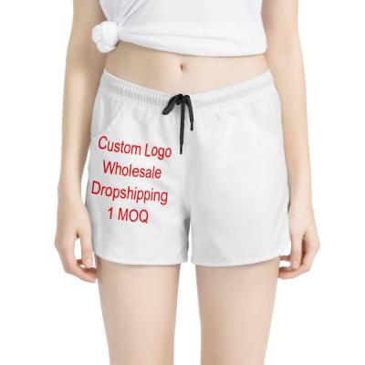 China Custom Anti-wrinkle Your Picture Print Beach Shorts Summer Casual Women's Fashion Shorts Pants For Female Girls Short for sale